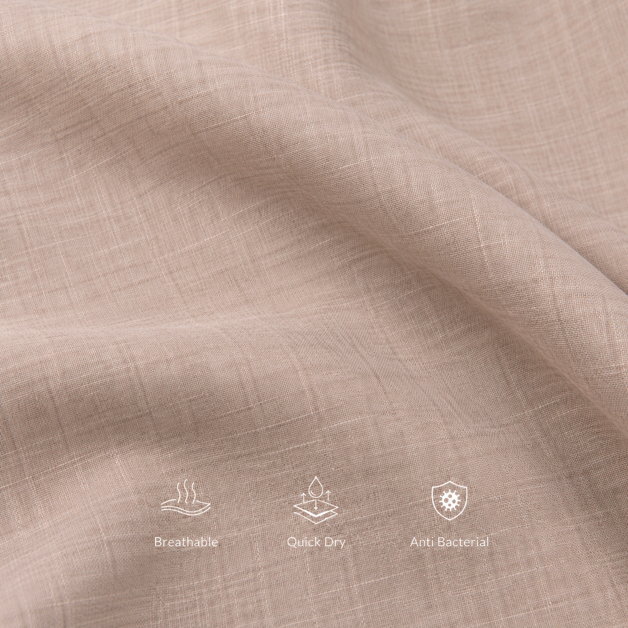 Cochin Cotton Classic Beige Linen Shirt