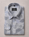 Cochin Cotton Grey-Blue Botanical Printed Cotton Shirt