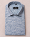 Cochin Cotton Sky Blue Mosaic Printed Cotton Shirt