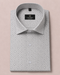 Cochin Cotton White Micro Diamond Printed Cotton Shirt