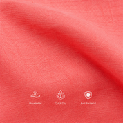 Cochin Cotton Classic Coral Pink Linen Shirt