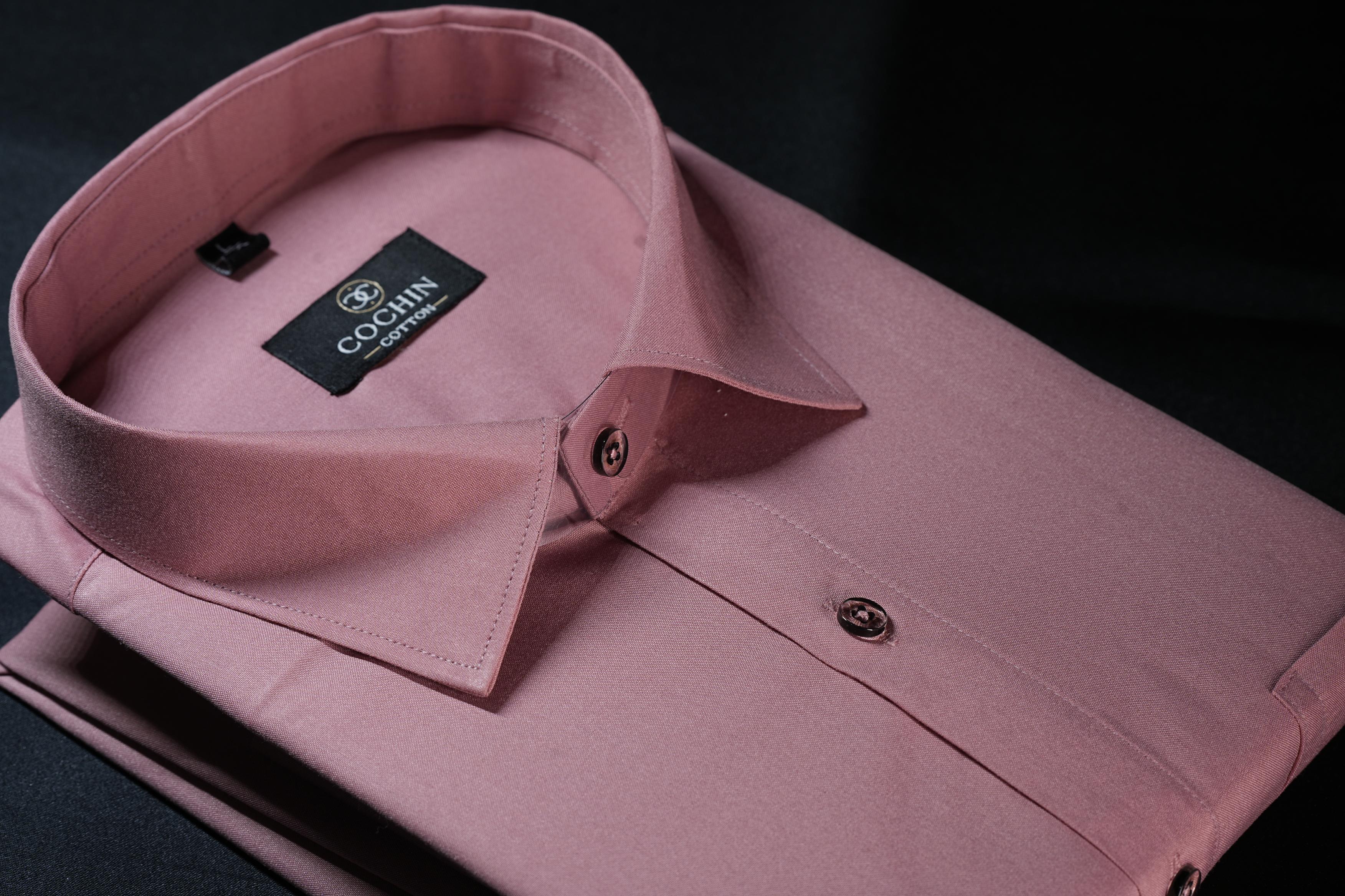 Cochin Cotton Solid Dusty Rose Shirt