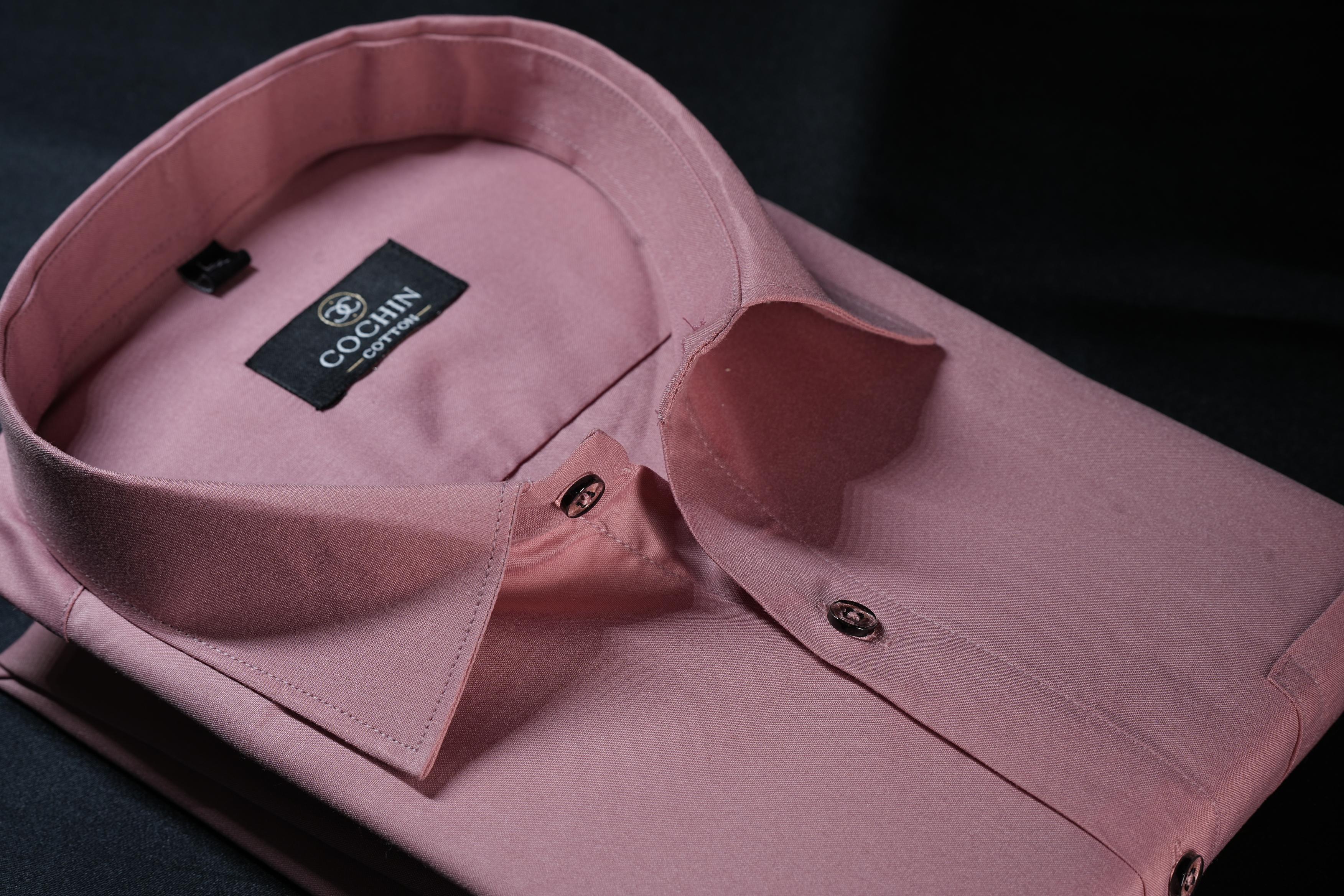 Cochin Cotton Solid Dusty Rose Shirt