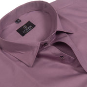 Cochin Cotton Solid Lavender Satin Shirt