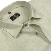 Cochin Cotton Classic Mint Green Linen Shirt