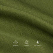 Signature Olive Linen Shirt