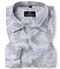 Cochin Cotton Grey-Blue Botanical Printed Cotton Shirt