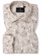 Cochin Cotton Beige Abstract Mosaic Printed Cotton Shirt