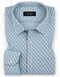 Cochin Cotton Sky Blue Geometric Printed Cotton Shirt