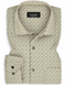 Cochin Cotton Ivory Geometric Printed Cotton Shirt
