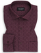 Cochin Cotton Maroon Diamond Printed Cotton Shirt