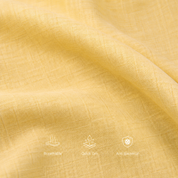 Cochin Cotton Premium Pastel Yellow Linen Shirt