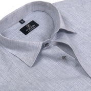 Cochin Cotton Classic Sky Blue Linen Shirt