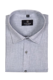 Cochin Cotton Classic Sky Blue Linen Shirt
