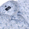 Cochin Cotton Sky Blue Patchwork Printed Cotton Shirt