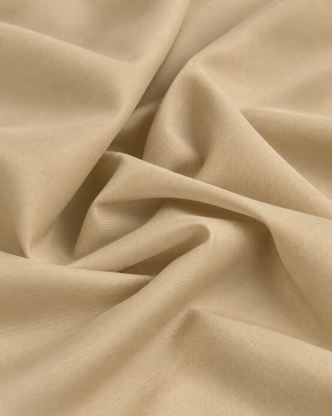 Cochin Cotton Solid Beige Satin Shirt