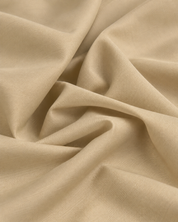 Cochin Cotton Solid Beige Satin Shirt