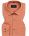 Cochin Cotton Classic Terracotta Orange Linen Shirt