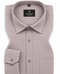 Cochin Cotton Solid Taupe Grey Satin Shirt