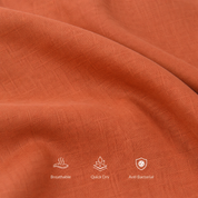 Signature Rust Linen Shirt